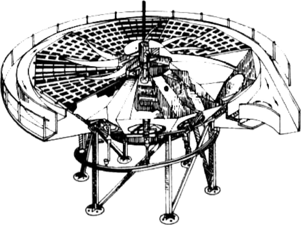 Schematic diagram of hydraulic circular jig